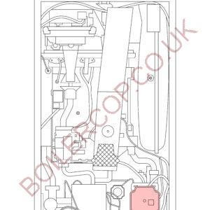 175555 - IDEAL - Logic - Combi 24 ESP1 - Pump Head Only
